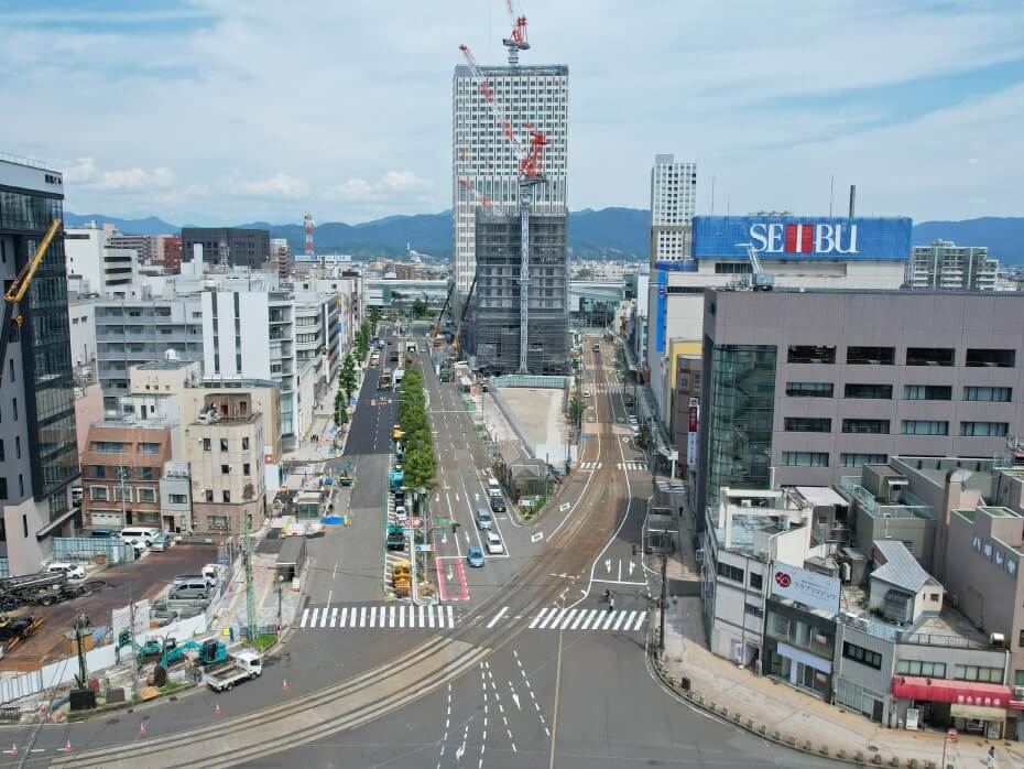 福井駅付近の現状は